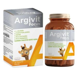 حبوب ارجيفيت فوكس لزيادة الطول للأطفال والبالغين من سن 11 سنة فما فوق Argivit Focus