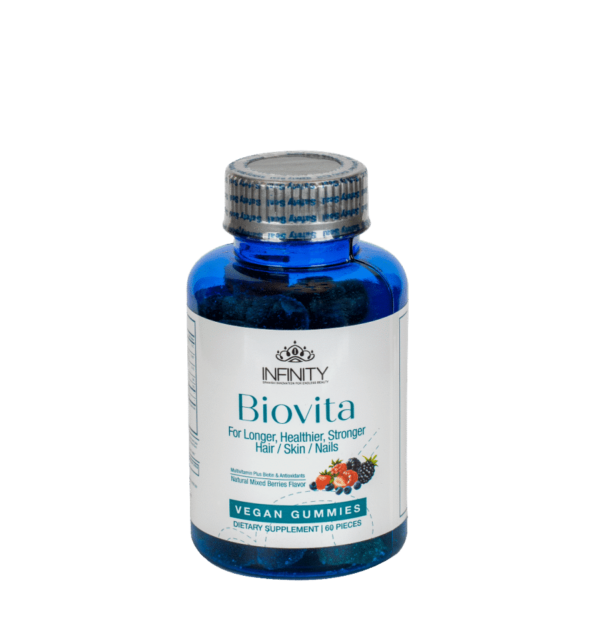 فيتامين للشعر المتساقط والصحة العامة BIOVITA بيوفيتا 60 قطعة حلوى من إنفينيتي Infinity