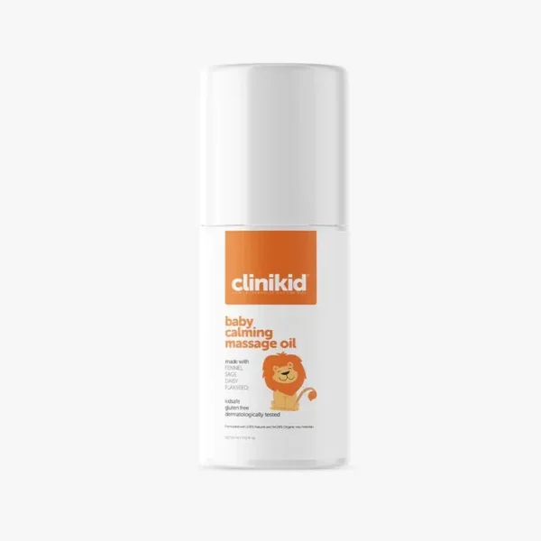 زيت التدليك المهدئ للأطفال طبيعي 100% من كلينيكيد 60 مل Clinikid