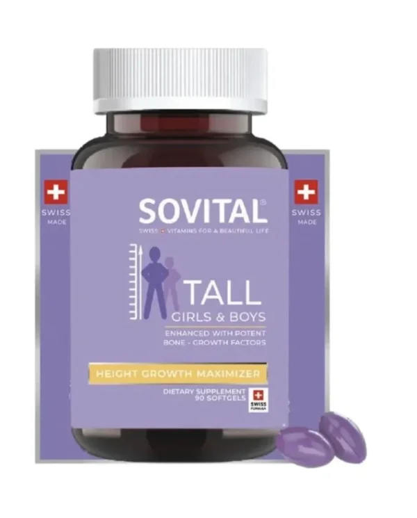 حبوب زيادة الطول سوفيتال Sovital Tall – عبوة 90 كبسولة