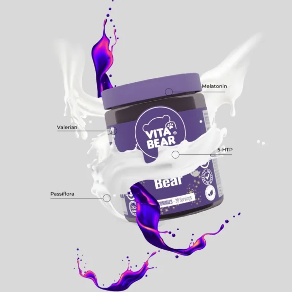 ⁦فيتامين تنظيم النوم فيتا بير 60 قطعة حلوى Vita Bearفيتامين تنظيم النوم فيتا بير 60 قطعة حلوى Vita Bear⁩ - الصورة ⁦2⁩