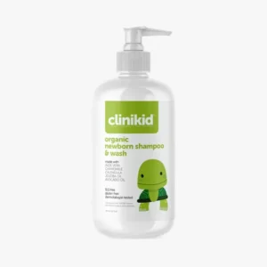 شامبو وسائل استحمام عضوي للأطفال حديثي الولادة من كلينيكيد 250 مل Clinikid