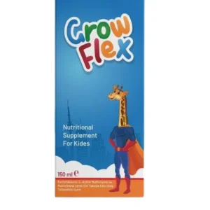جروفلكس فوكس شراب 150 مل لزيادة الطول والنمو عند الأطفال GROW FLEX