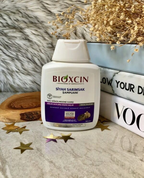 ⁦3 عبوات – شامبو الثوم الأسود التركي بيوكسين 300 مل Bioxcin | أفضل شامبو لتساقط الشعر في تركيا⁩ - الصورة ⁦5⁩