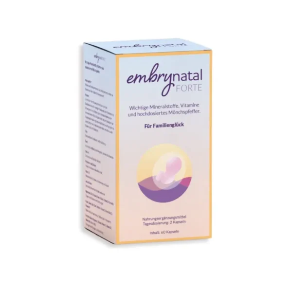 كبسولات امبريناتال فورتي Embrynatal Forte لزيادة فرص الحمل – 60 كبسولة