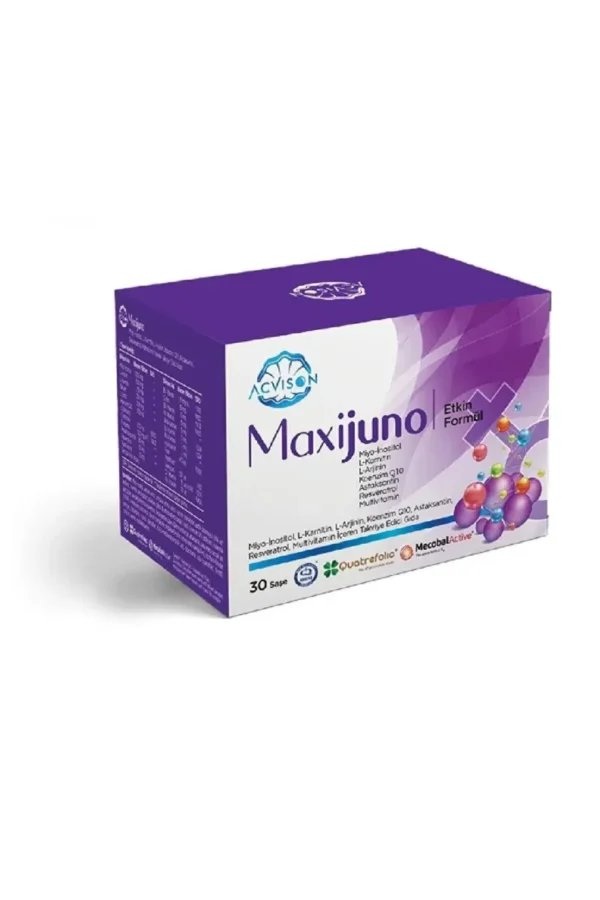 ملتي فيتامين للنساء أكفيسون ماكسيجونو Acvison Maxijuno مكمل تنشيط المبايض ودعم الصحة العامة – 30 كيس